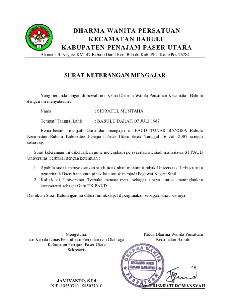 DHARMA WANITA PERSATUAN