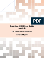 Zirkonium MK III User Guide (Ver 3.2) : Chikashi Miyama