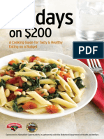 30 Days On $200 - A Cooking Guide For Tasty & Healthy Eating On A