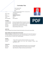 Curriculum Vitae Riwayat Hidup