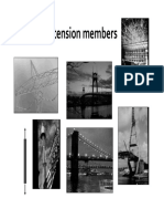 Design of tension members cross-sections and end connections