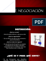 Plan de Negociación