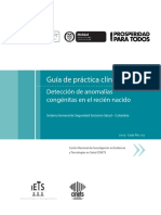 Detección de Anomalías Congenitas en El Recien Nacido PDF