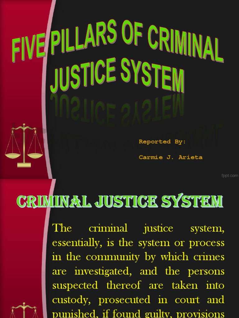 Five Pillars of Philippine Criminal Justice | PDF | Prosecutor | Criminal  Justice
