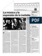 La Música y La Expresión de Lo Inefable