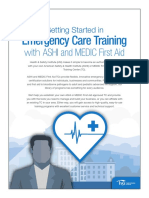 Start Your Emergency Care Training Career with ASHI and MEDIC First Aid