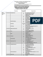 JADWAL UAS GASAL 2019-2020 (19 Oktober 2019, 07.00)