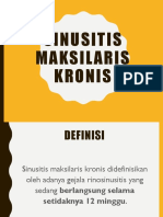 Sinusitis Maksilaris Kronis