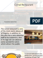 The Corral Restaurant: Presented By: Daniela Prada