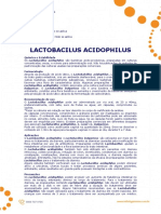 Lactobacillus acidophilus - tratamento RVVC