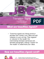 Writing Transition Signal