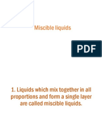 Miscible Liquids
