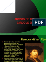 Baroque Artists Music 9