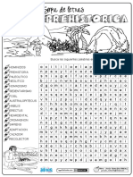 01 Sopa de Letras Prehistórica PDF