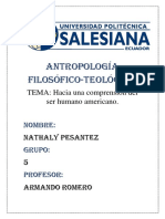 Antropología Filosófico