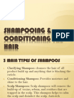 Shampooing & Conditioning The Hair