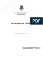 Experimental - Interferômetro de Michelson PDF