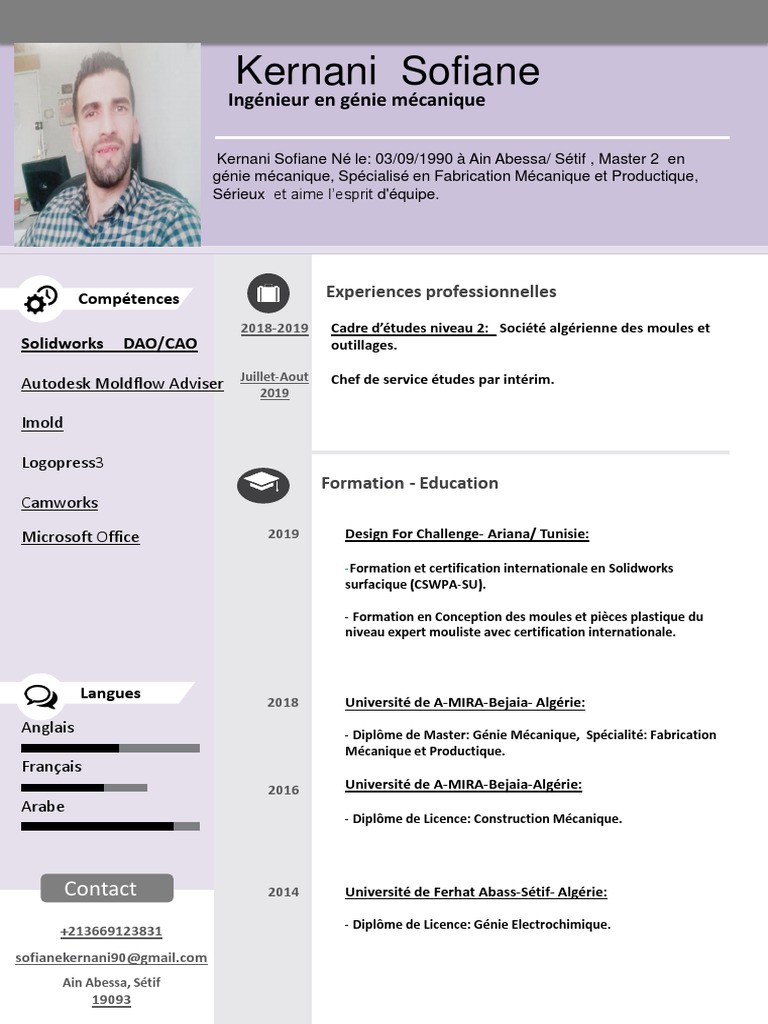cv1 PDF | PDF | Affaires