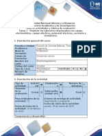 Guía de actividades y rúbrica de evaluación - Tarea 1 - Fundamentos de campo electrostático.pdf