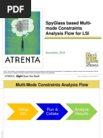 Multi Mode Constraints Analysis Using SpyGlass