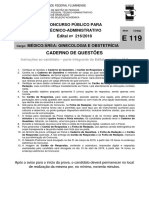 Coseac 2019 Uff Medico Ginecologia e Obstetricia Prova PDF