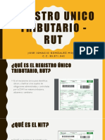 Registro Unico Tributario - Rut. Jose Ignacio Gonzalez