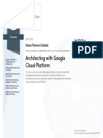 Architecting With Google Cloud Platform