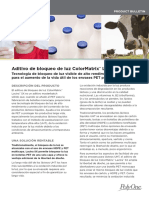 ColorMatrix Lactra SX - Product Bulletin - Spanish