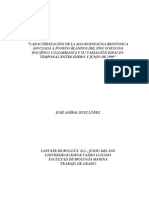 Caracteri Aci de A Acrifauabet ICA Asciadaaf Dsbadsde P GRG A (Pac Fic C BIA) Y Su Variaci Espaci Tepra Etreeer Y Ui De1999"