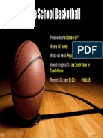 Middle School Basketball Info