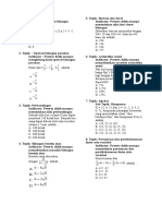 Extra Matematika Latihan Soal 1