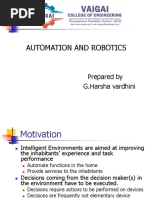 Automation and Robotics: Prepared by G.Harsha Vardhini