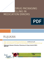 ROLE OF DRUG PACKAGING AND LABELLING IN MEDICATION Pak Urip.b.indo