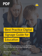 Best Practice Digital Signage For Education PDF