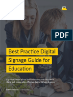 Best Practice Digital Signage For Education PDF