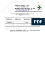 8.2.1.8a Bukti Evaluasi Kesesuaian Peresepan