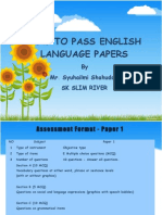 How to Pass English Language Papers