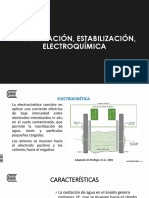 Solidificacion, Estabilizacion, Electroquimica