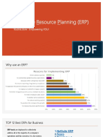 Enterprise Resource Planning (ERP) Research