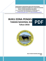 Buku Zona Pengelolaan Taman Nasional Baluran 2016