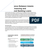 The Difference Between Islamic Banking Financing and Conventional Banking Loans