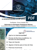 Intertextualidad en Textos Académicos-Á. Saladén (26 Feb. 2018)