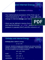 Enthalpy and Internal Energy Explained