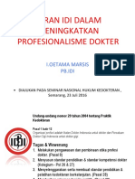 Prof. Dr. IO Marsis, SpOG - Peran IDI Dalam Meningkatkan Profesionalisme Dokter PDF