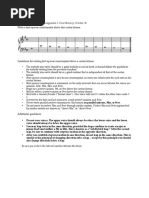 Theory I Counterpoint Assignment 2: Due Monday, October 28: Be Sure You Write in The Interval Numbers Between The Staves