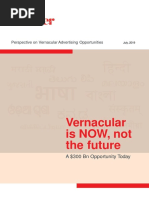 Redseer Consulting Report On Vernacular Languages