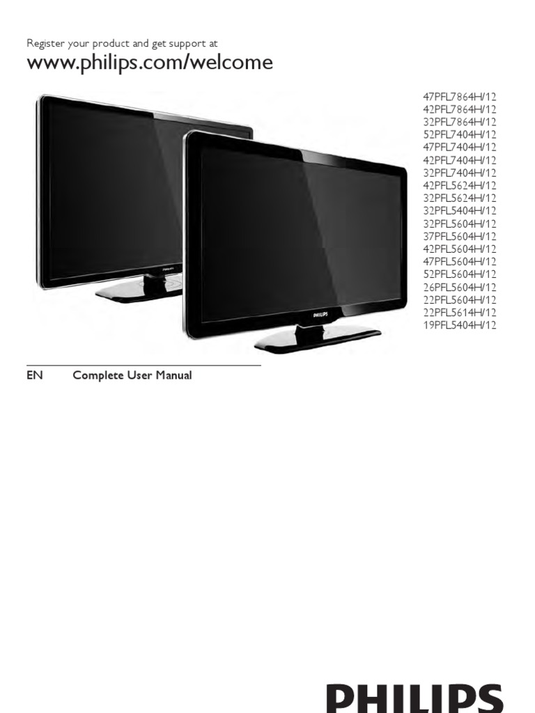 TV Philips 32pfl5604h/12 D'occasion - Lot De 3 Câbles Inclus