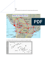 Ruta óptima entre Arequipa y Brasilia