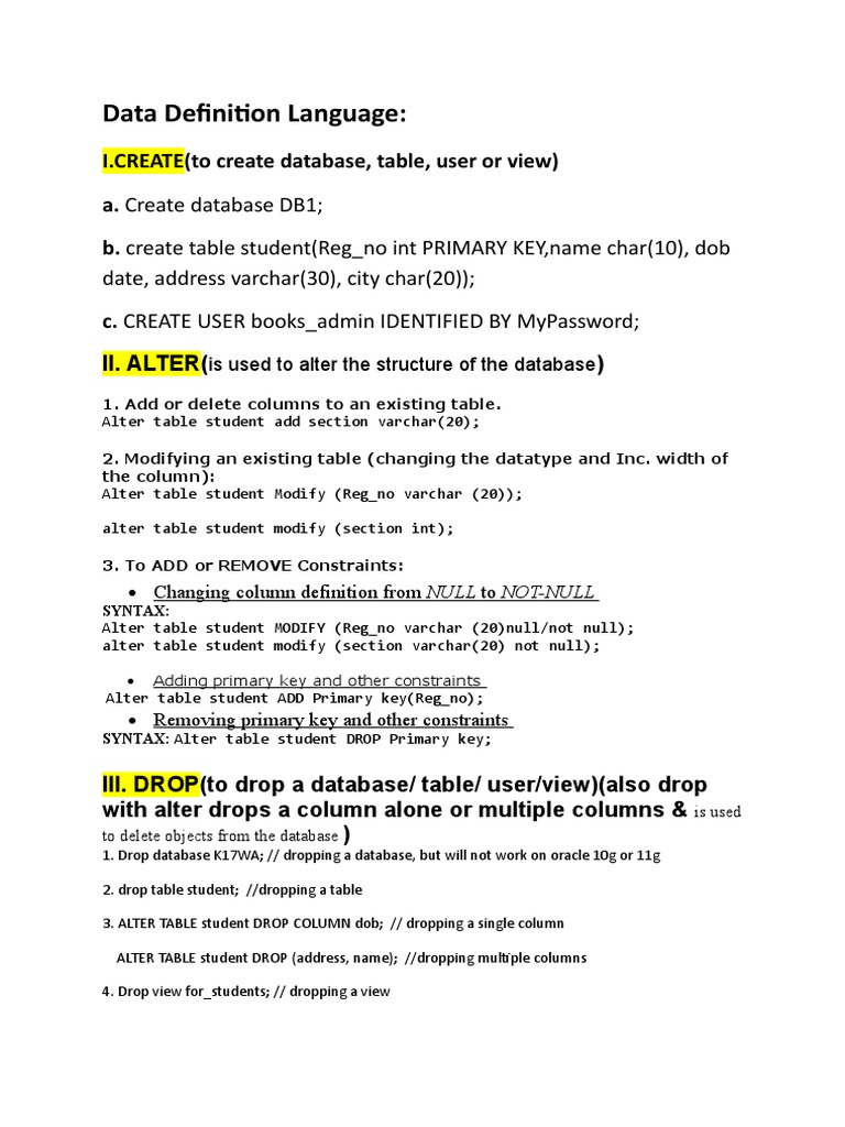 A641048165 24930 21 2019 SQL | PDF | Table (Database) | Information  Retrieval