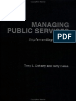 Managing Public Service - Implementing Changes - Tony L. Doherty & Terry Horne - 2005-1 PDF